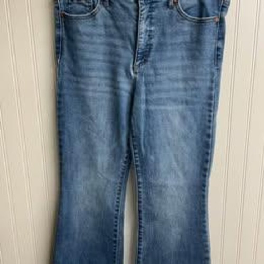 Sofia Jeans by Sofia Vergara Melisa Flare High Rise Blue Jeans Size 12 Short